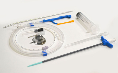Система для венозно-артериального доступа c портом эллипсовидным PORT TI (титановым) с катетером 8 F и набором для установки купить оптом в Хабаровске
